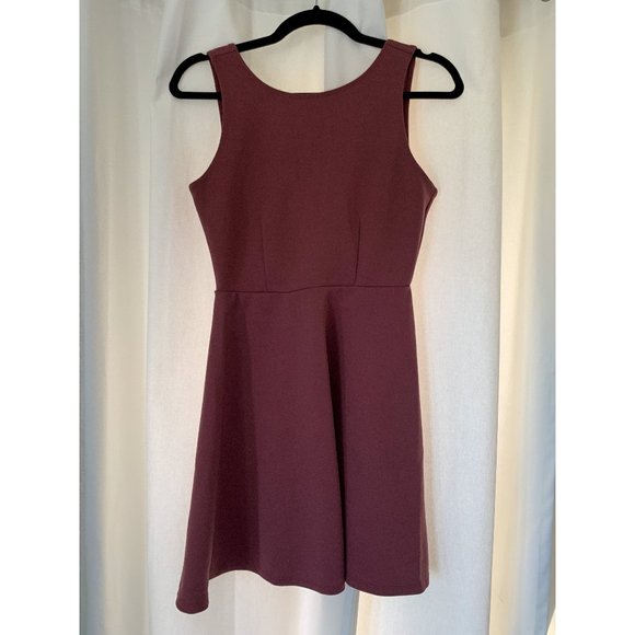 Mauve A-Line Dress - Picture 2 of 3